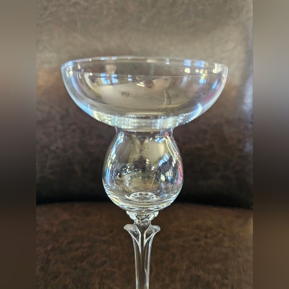 Florida‎ by Schott-Zwiesel 7" Single Light Candlestick Blown Glass Vintage - Picture 2 of 9